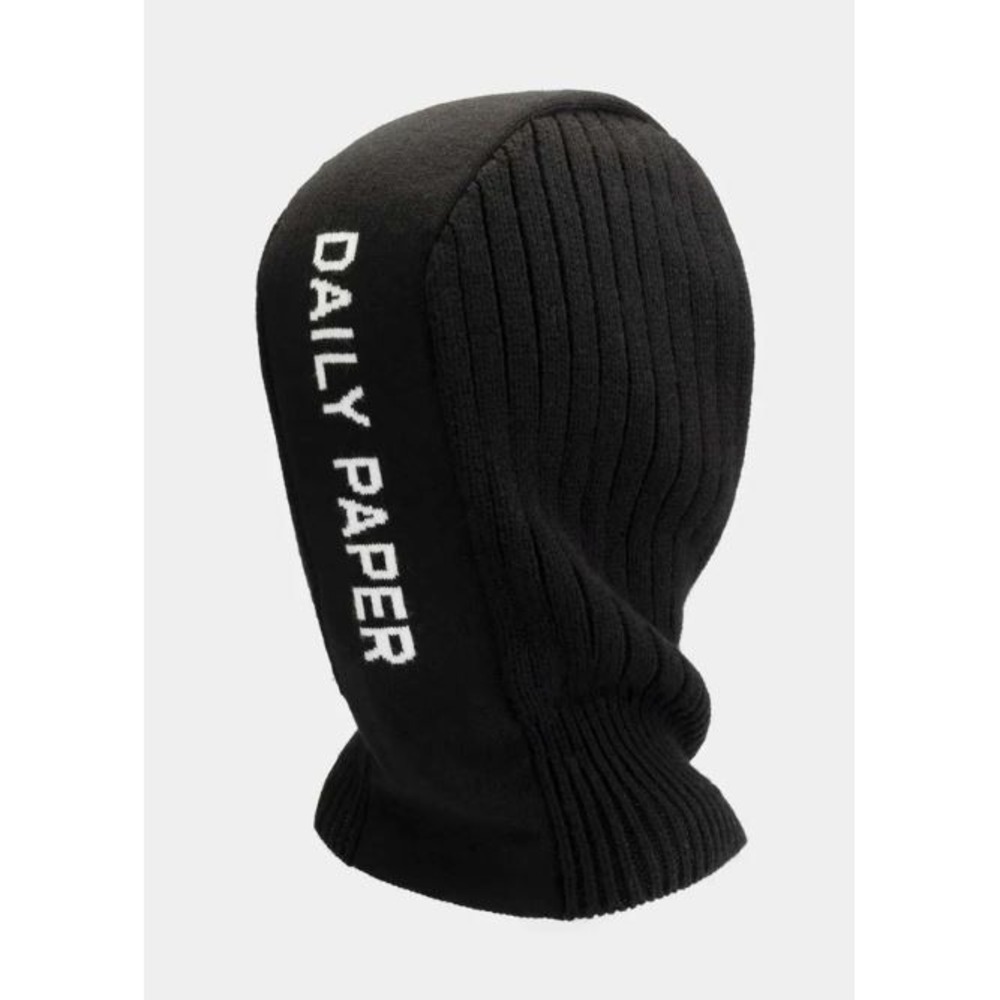 Daily Paper Nezra Balaclava Black Beanie Hat Men Lightweight Winter Snow NEW